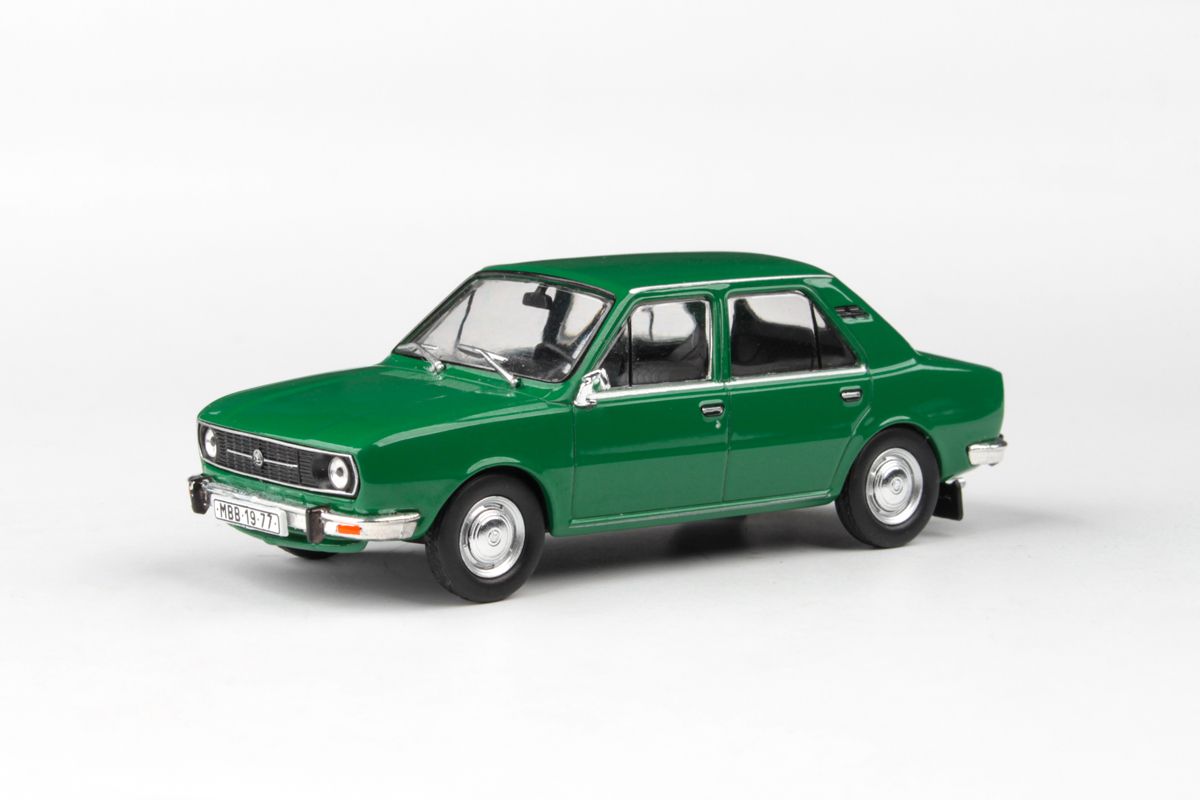 Škoda 105L (1977) zelená ostrá [1:43]