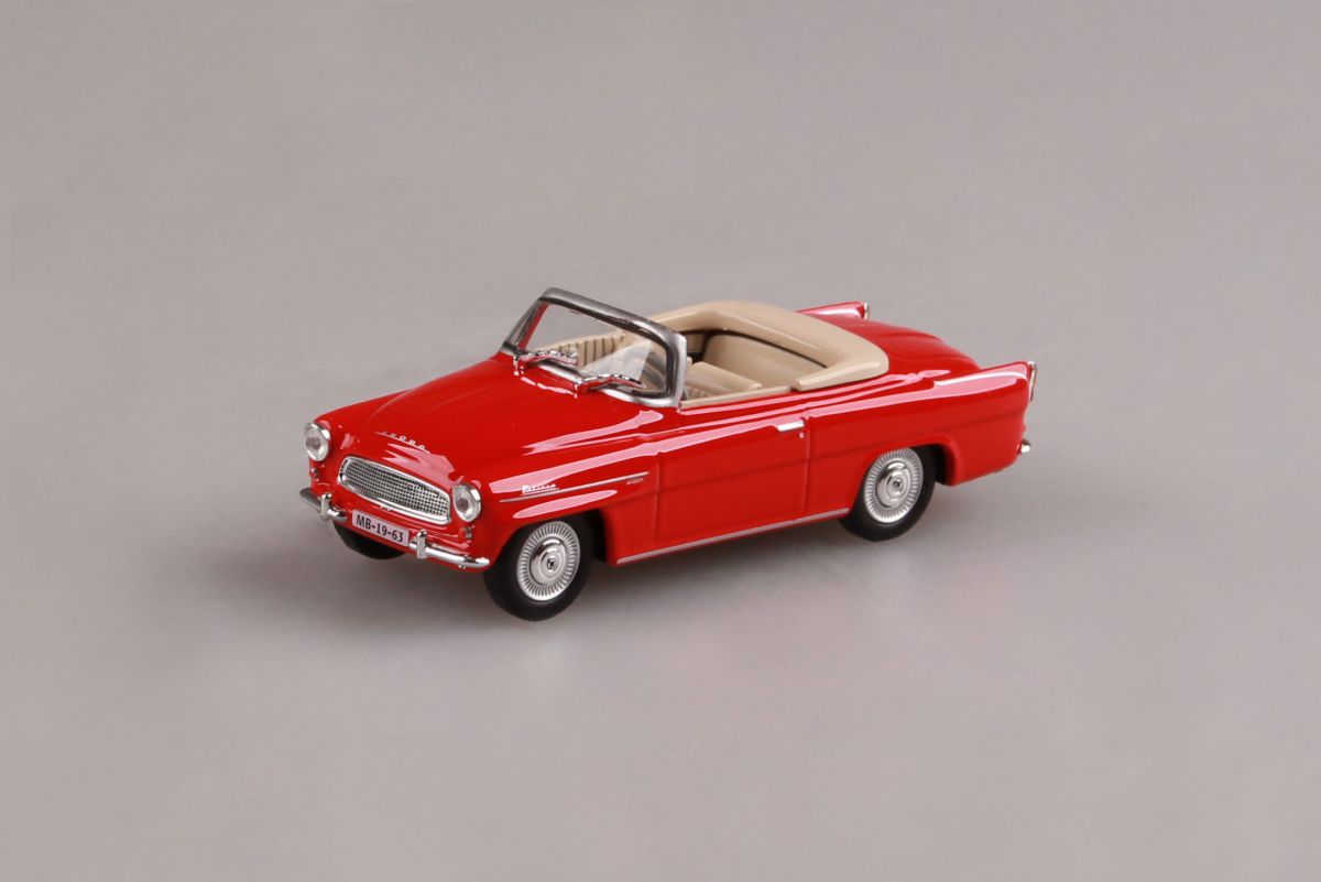 Škoda Felicia Roadster (1963) - Červená Svetl8á [1:43]