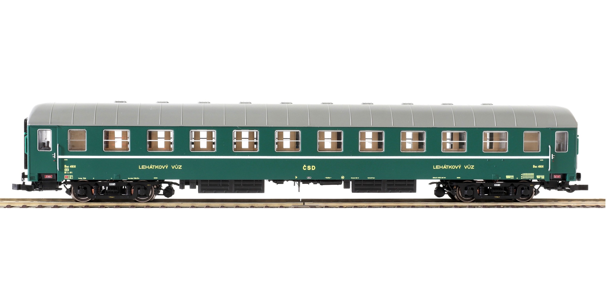 Ležadlový  vagón Bac 4931 ČSD [H0]